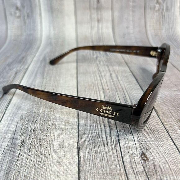 Coach HC 8446U sunglasses 54□21 145 Oval Brown Turquoise Gradient Lenses main image 5